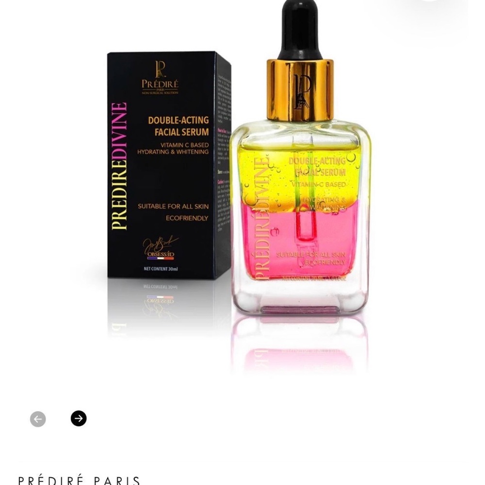 PRÉDIRÉ PARIS
Double-Acting Facial Serum Vitamin
C Based Hydrating & Whitening